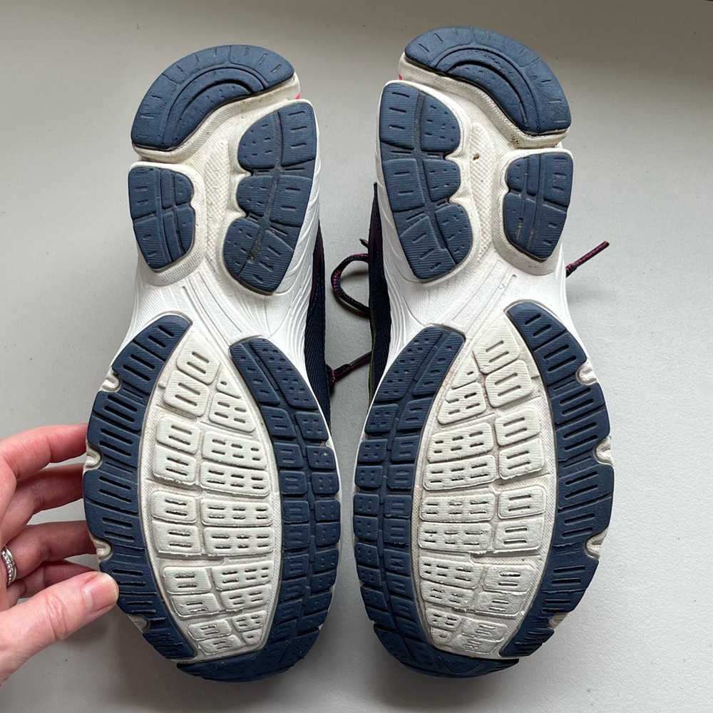 ‼️SOLD‼️ ryka Impress Navy, Yellow & Pink Walking Shoes - Picture 8 of 12